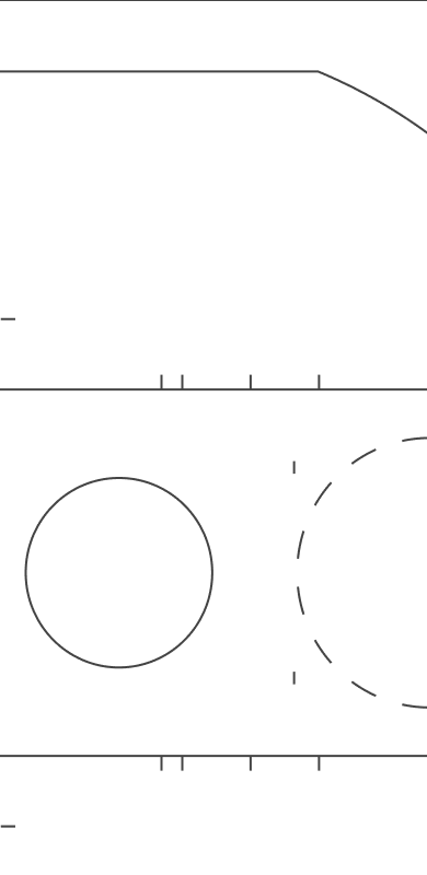 Basketball court outline